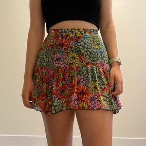 Urban Outfitters floral flowy skirt - size small